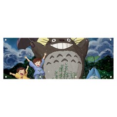 Illustration Anime Cartoon My Neighbor Totoro Banner And Sign 8  X 3  by Sarkoni
