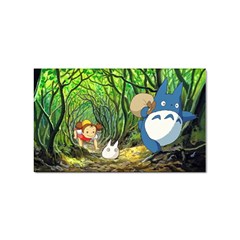 Anime My Neighbor Totoro Jungle Sticker (rectangular) by Sarkoni
