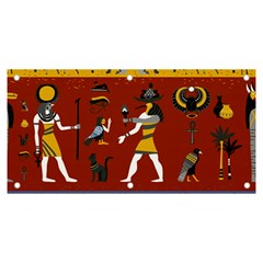 Ancient Egyptian Religion Seamless Pattern Banner And Sign 6  X 3  by Hannah976