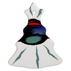Alien Unidentified Flying Object Ufo Christmas Tree Ornament (two Sides) by Sarkoni