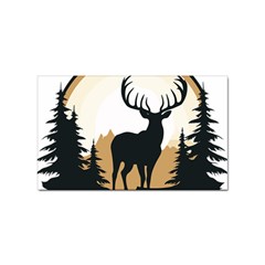 Deer Wildlife Nature Sticker Rectangular (100 Pack) by Sarkoni