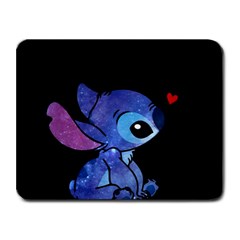 Stitch Love Cartoon Cute Space Small Mousepad by Bedest
