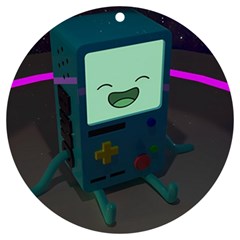 Bmo In Space  Adventure Time Beemo Cute Gameboy Uv Print Acrylic Ornament Round by Bedest