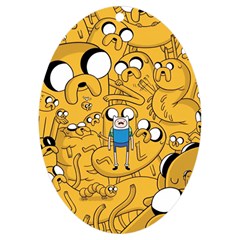 Adventure Time Finn Jake Cartoon Uv Print Acrylic Ornament Oval by Bedest