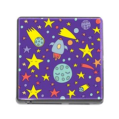 Card With Lovely Planets Memory Card Reader (square 5 Slot) by Hannah976