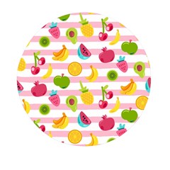 Tropical Fruits Berries Seamless Pattern Mini Round Pill Box (pack Of 3) by Ravend