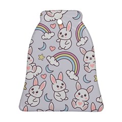 Seamless Pattern With Cute Rabbit Character Ornament (bell) by Apen