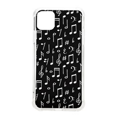 Chalk Music Notes Signs Seamless Pattern Iphone 11 Pro Max 6 5 Inch Tpu Uv Print Case by Ravend