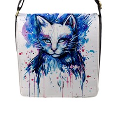 Cat Flap Closure Messenger Bag (l) by saad11