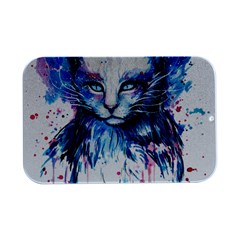 Cat Open Lid Metal Box (silver)   by saad11