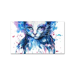 Cat Sticker Rectangular (100 Pack) by saad11