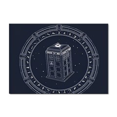 Doctor Who Bbc Tardis Sticker A4 (10 Pack) by Cendanart