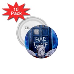 Doctor Who Adventure Bad Wolf Tardis 1 75  Buttons (10 Pack) by Cendanart