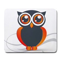 Owl Logo Large Mousepad by Ket1n9