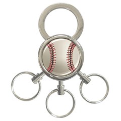 Baseball 3-ring Key Chain by Ket1n9