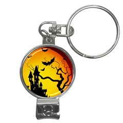 Halloween Night Terrors Nail Clippers Key Chain by Ket1n9