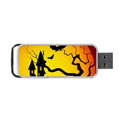 Halloween Night Terrors Portable Usb Flash (one Side) by Ket1n9