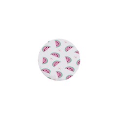 Fresh Watermelon Slices Texture 1  Mini Buttons by Ket1n9