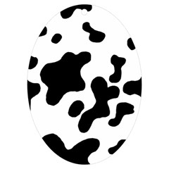 Cow Pattern Uv Print Acrylic Ornament Oval by Ket1n9