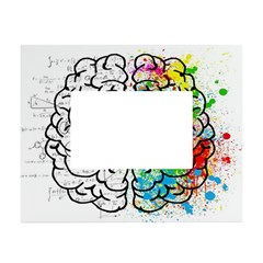 Brain Mind Psychology Idea Drawing White Tabletop Photo Frame 4 x6  by Ndabl3x