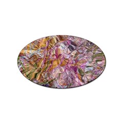 Abstract Flow Vi Sticker (oval) by kaleidomarblingart
