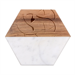 Img 20231205 235101 779 Marble Wood Coaster (hexagon)  by Ndesign