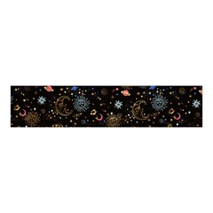Milky Way Black Planet Space Velvet Scrunchie by CoolDesigns
