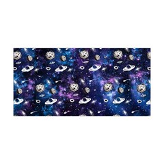 Planet Purple & Blue Space Galaxy Yoga Headband by CoolDesigns