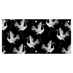 Crane Pattern Bird Animal Banner And Sign 6  X 3  by Bedest