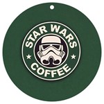 Stormtrooper Coffee UV Print Acrylic Ornament Round Front