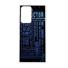 Doctor Who Tardis Samsung Galaxy Note 20 Ultra Tpu Uv Case by Cendanart