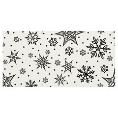 Snowflake-icon-vector-christmas-seamless-background-531ed32d02319f9f1bce1dc6587194eb Banner And Sign 8  X 4  by saad11