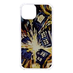 Tardis Doctor Who Pattern Iphone 13 Tpu Uv Print Case by Cemarart
