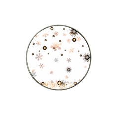 Golden-snowflake Hat Clip Ball Marker (10 Pack) by saad11