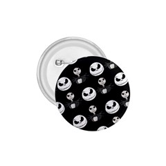 Jack Print, White, Before, Plain, Black, Simple, Christmas 1 75  Buttons by nateshop