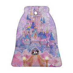 Disney Castle, Mickey And Minnie Bell Ornament (two Sides) by nateshop