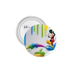 Mickey Mouse, Apple Iphone, Disney, Logo 1 75  Buttons by nateshop