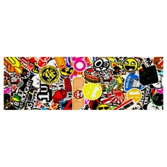 Sticker Bomb, Art, Cartoon, Dope Banner And Sign 12  X 4  by nateshop