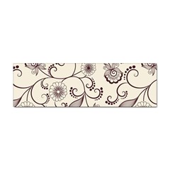 Violet Vintage Background, Floral Ornaments, Floral Patterns Sticker Bumper (10 Pack) by nateshop