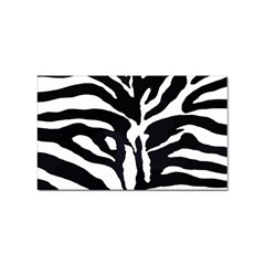 Zebra-black White Sticker Rectangular (100 Pack) by nateshop