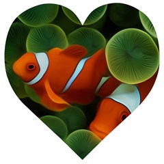 Fish Wooden Puzzle Heart by nateshop