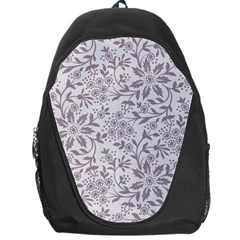 Retro Floral Texture, Beige Floral Retro Background, Vintage Texture Backpack Bag by nateshop