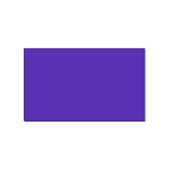 Ultra Violet Purple Sticker Rectangular (100 Pack) by bruzer