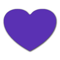Ultra Violet Purple Heart Mousepad by bruzer
