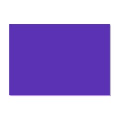 Ultra Violet Purple Crystal Sticker (a4) by bruzer