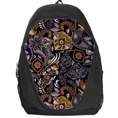 Paisley Texture, Floral Ornament Texture Backpack Bag by nateshop