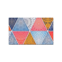 Texture With Triangles Sticker Rectangular (10 Pack) by nateshop