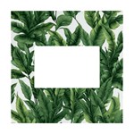 Tropical leaves White Box Photo Frame 4  x 6  Front