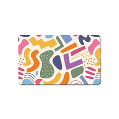 Abstract Pattern Background Magnet (name Card) by Maspions