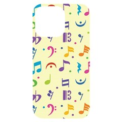 Seamless Pattern Musical Note Doodle Symbol Iphone 14 Pro Max Black Uv Print Case by Apen